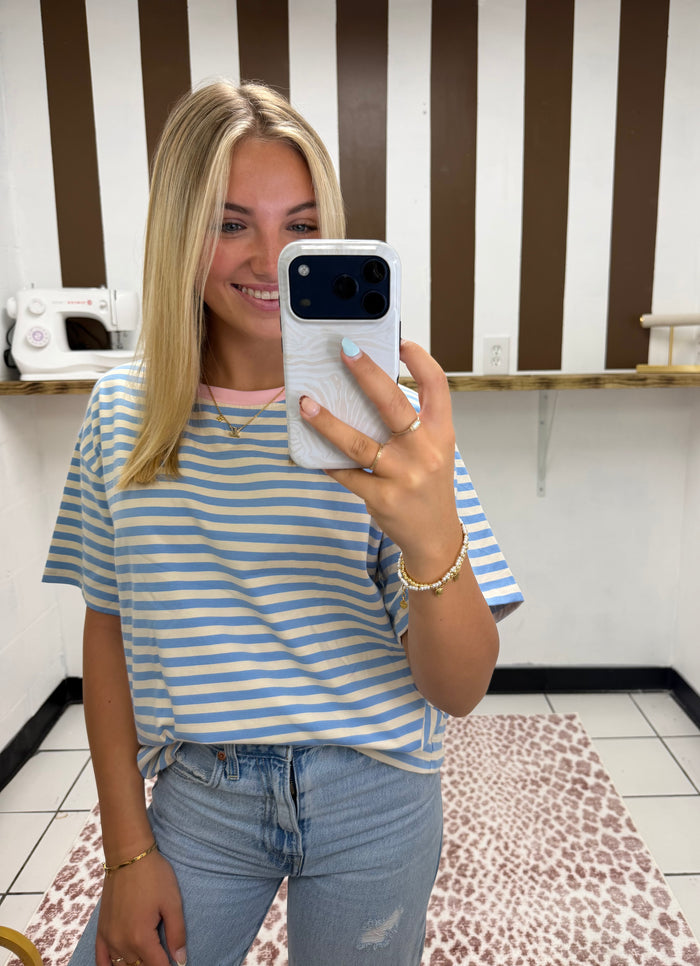 Boyfriend Striped Tee