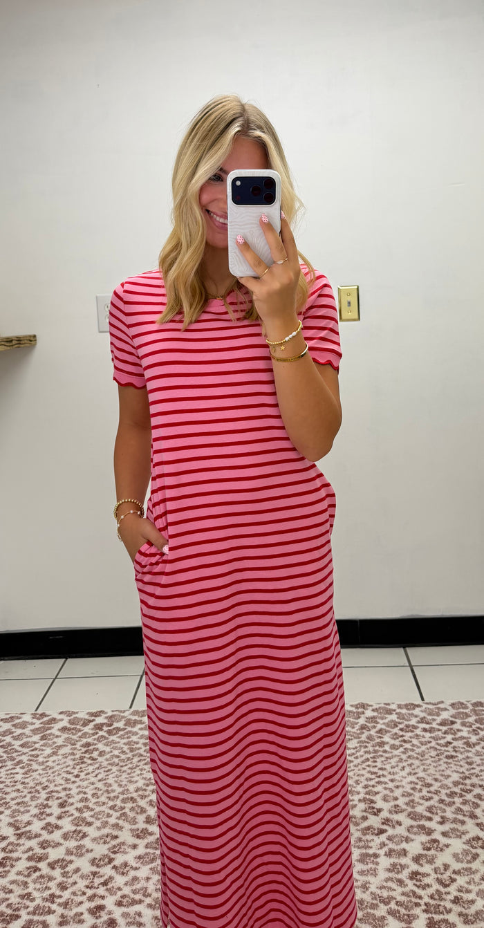 Striped Maxi