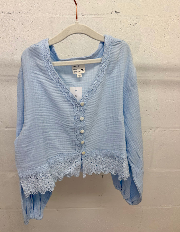 Linen Button Blouse